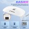 UV Light for Resin, Super Large UV Resin Light with LED Display Screen, Higher Power Lightweight Portable UV Lamp for UV Resin, Jewelry Making, Craft and Decoration